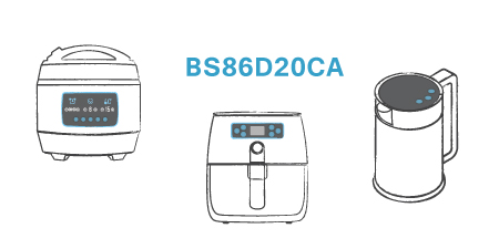 Выпуск нового поколения Flash м/к сенсорных кнопок c АЦП BS86D20CA от HOLTEK